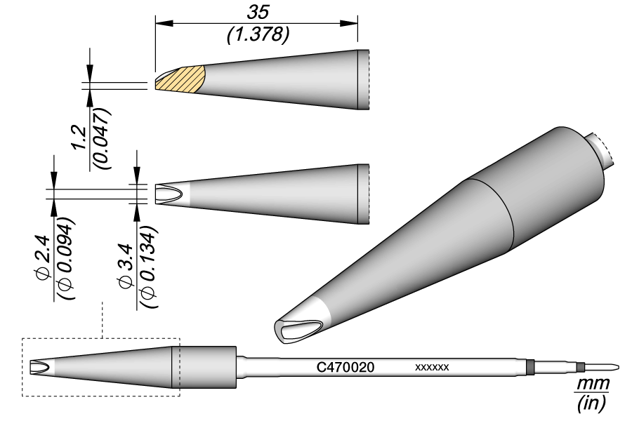C470020 - Barrel Cartridge Ø 2.4